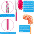 4 Pack House Cleaning Feather Duster Kit, 13" to 30" Extendable Pole, Washable Duster Head, Microfiber Duster for House,Office, Car, Window, Furni...