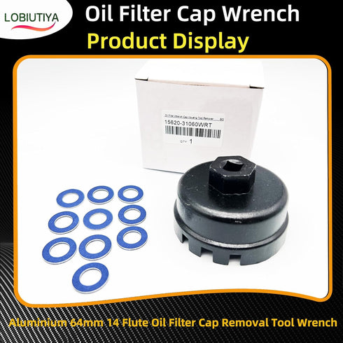 64mm Oil Filter Cap Wrench For Toyota Lexus oil filter wrench (14 flutes), 2010-2015 Toyota 4runner Oil Filter Wrench Toyota Camry Oil Filter Wren...