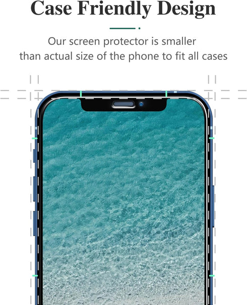 Pokolan (3-Pack) Screen Protector for iPhone 12 / iPhone 12 Pro 2020 (6.1 inch) Tempered Glass Film, 9H Hardness, Bubble Free, Easy to Install, Ca...