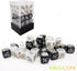 36pcs 12mm Positive and Negative Dice Counters Set, Small Token Dice Loyalty Dice Compatible with MTG, CCG, Card Games...