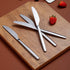Berglander Dinner Knives Set Of 6, Stainless Steel Shiny Modern Dinner Knife, Butter Knife Table Knives Dishwasher Safe...