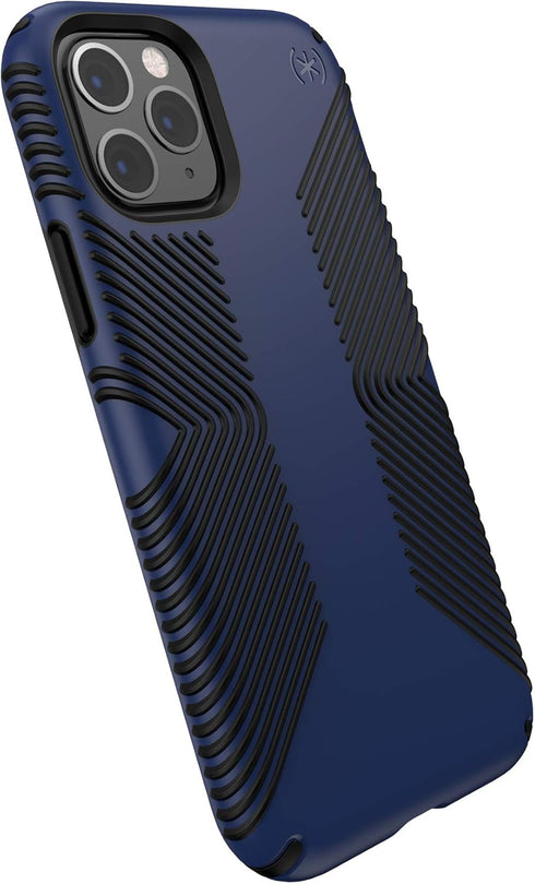 Speck Products Presidio Grip iPhone 11 Pro Case, Polycarbonate (PC), IMPACTIUM,Slim Fit,Coastal Blue/Black (129892-8531)...