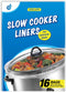 Slow Cooker Liners Small Size Pot Liners Disposable Cooking Bags Fit 1QT to 3QT Suitable for Slow Cooker and Oval & Round Pot (16)...