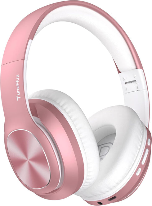 Wireless Bluetooth Headphones Over Ear, 80H Playtime, 3EQ Sound Modes, HiFi Stereo Headphones with Deep Bass, Foldable Bluetooth 5.3 Headphones fo...