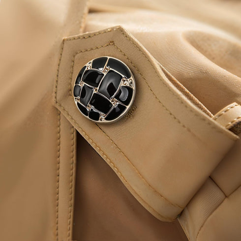 20 PCS 1" Black Round Shank Buttons with Weave Design for Coat Sewing...