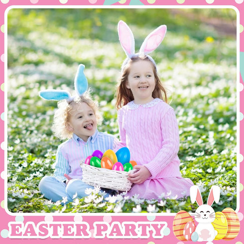 Ganowo 12PCS Prefilled Easter Eggs with Pull-Back Rabbit Carrot Easter Surprise Eggs Car Toys for Easter Party Favor...