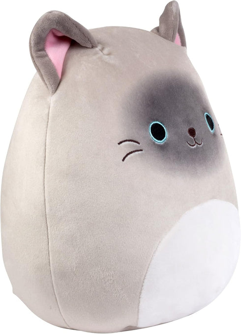 Squishmallows Original 10-Inch Felton The Siamese Cat - Official Jazwares Plush - Collectible Soft & Squishy Stuffed Animal Toy - Add to Your Squa...