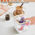 Clear Coffee Pod Holder with Lid, Coffee Pods Storage for Counter, Small Food Storage Organizer Bins, Clear Plastic Bins for Pantry, Kitchen, Cabi...