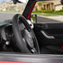 SEG Direct Car Steering Wheel Cover for F-150 Tundra Range Rover 15 1/2" - 16", Black Microfiber Leather...