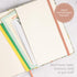 Rileys & Co Notebook Journal for Work and School - Lined Journal 8 x 6 Inches - Compact Notebook for Women - 240 Pages - Lined Notebook - Hardcove...