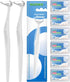 Dental Floss Picks, Clean Dental Flossers Kit with 3 Handles and 360 Extra Strength Refills...