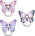 3PCS Phone Ring Holder, Butterfly Painted Pattern Metal Stand 360° Rotation Phone Finger Ring Stand, Cell Phone Finger Kickstand Grip Compatible w...