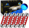 EverBright Blue 28MM Festoon Led for Car Visor Mirror Lights, 14V1CP 6641 6612F Led Festoon Bulb 12V Dome Light, 3030-4SMD, Pack of 6...