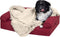 Furhaven Waterproof Throw Blanket for Dogs & Indoor Cats, Washable - Shaggy Plush Calming Long Faux Fur & Velvet Dog Blanket - Taupe, Small...