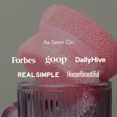 Dotti Super Scrubber Silicone Sponge - Odor-Free, Non-Scratch, Fast-Drying, and Dishwasher-Safe Dish Scrubber - Also for Showers, Tile, and Counte...