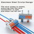 10 Pcs DIN Rail Terminal Blocks?28-12AWG Quick Wiring Cable Connector DIY Push-in Conductor Wire Connectors (2 in 8 Out)...