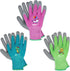 KDK 3 Pairs Kids Gardening Gloves,Yard Work Gloves for Toddlers, Youth, Girls, Boys, Childrens, Soft Safety Rubber Gloves (Age 5-7, Green, Blue&Pi...