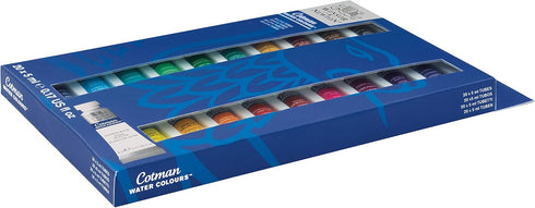 Winsor & Newton Cotman Watercolor Paint Set, 20 Colors, 5ml (0.17-oz) Tubes...