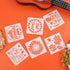 24pcs Fall Stencils, 3x3inch Small Fall Sign Stencils Reusable Fall Stencils for Painting on Wood Autumn Templates for Thanksgiving DIY Crafts on ...