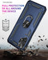 for Samsung Galaxy A32 5G Case with Screen Protector, Military Grade 16ft Drop Tested Cover, Blue...