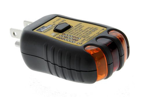 IDEAL Electrical 61-502 120V AC GFCI Receptacle Tester...
