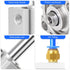 TAILONZ PNEUMATIC 32mm Bore 50mm Stroke Pneumatic Small Thin Cylinder Aluminum Pneumatic Air Cylinder SDA32-50...