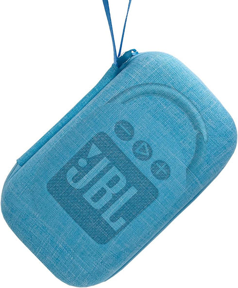 JCHPINE Silicone Cover & Hard Case for JBL Clip 4 Portable Bluetooth Speaker, Water Resistant Speaker Accessory, Shockproof, Dustproof, Blue...