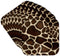 3dRose cst_34786_2 Giraffe Coat Soft Coasters, Set of 8...