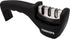 Premium Chef Knife Sharpener, Professional Kitchen Chef 3 Slot Design, Manual Knife Sharpener Kit, black, medium...