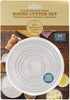 Mrs. Anderson’s Baking Cookie Fondant Cutters, Graduated Round, Stainless Steel, 10-Piece Set with Storage Container...