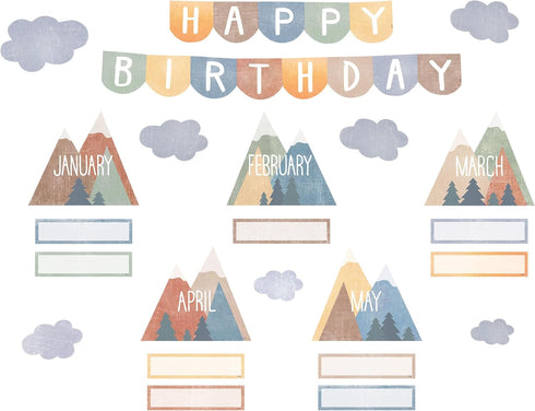 Teacher Created Resources Moving Mountains Happy Birthday Mini Bulletin Board (TCR9171)...