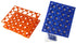 2 Pack 50 Well Centrifuge Tube Rack for 10ml/15ml/50ml Large Size Scientific Laboratory Plastic Tube Rack Holder Detachable Lab Test Tube Rack Ora...