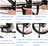 Bike Kickstand Adjustable Aluminum Alloy Bicycle Side Support, Bicycle Kickstand with Non-Slip Foot Pad Fit for 22" 24" 26" 28" Mountain Bike/700 ...
