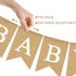 Jute Burlap Baby In Bloom Banner with Flower Spring Theme Boy Girl Baby Shower Garland Decoration...