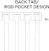 Madison Park Simone Floral Design Sheer Single Window Curtain Voile Privacy Drape for Bedroom, Livingroom, 50" x 95", Navy (MP40-6623)...