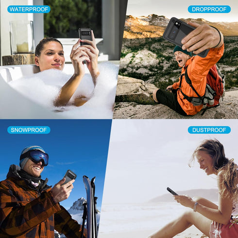 Lanhiem Pixel 8 Pro Case, IP68 Waterproof Dustproof Case with Built-in Screen Protector, Rugged Full Body Shockproof Protective Clear Cover for Go...