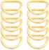 CRAFTMEMORE 2 Sets 1" Swivel Snap Hooks Lobster Clasp Push Gate Fashion Clips with 1" D Rings Bag Craft Accessories FSD2 (Gold, 1 Inch)...