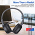 F4 Rechargeable & Portable Personal FM Radio Headphones with Best Reception, FM Headset Radio Receiver for Meeting, Daily Works, Hiking, Jogging.....