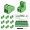 Tnisesm 16Pcs 2 Pin Screw Terminal Block Connector 5.08mm Pitch Pluggable with 2 Pin Phoenix Plug 300V 15A for 28-12AWG Cable...