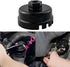 Oil Filter Wrench, Car Accessories 64mm Oil Filter Removal Tool 14 Flute 6 Slots Compatible with Toyota Lexus Prius Scion CT200h for 1.8L 4 Cylind...