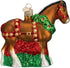 Old World Christmas Ornaments: Holiday Clydesdale Glass Blown Ornaments for Christmas Tree...