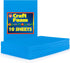 Hygloss Sheets Colorful Foam for DIY Arts & Craft, 12” x 18”, Blue, 10 Piece...