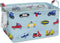 FANKANG Storage Basket,Nursery Hamper Canvas Laundry Basket Foldable with Waterproof PE Coating Storage, Office, Bedroom, Clothes,Toys (Rec-Car)...