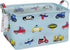 FANKANG Storage Basket,Nursery Hamper Canvas Laundry Basket Foldable with Waterproof PE Coating Storage, Office, Bedroom, Clothes,Toys (Rec-Car)...