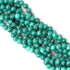 45PCS 8mm Natural Peacock Vein Agate Gemstone Round Loose Beads for Jewelry Making Jewelry Design1 Strand 15"...