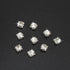 1500 Pcs 4 mm Sew On Cystal White Rhinestones Glass Rhinestone Silver Plated Metal Back Prong Setting Sewing Claw Rhinestone for Costume, Clothes,...