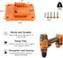5 Packs Tools Drill Mount Holder, Fit for RIDGID 18V Li-ion Drill Tools Holder Dock Hanger with 20 Screws(No Tool)...