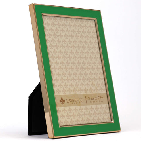 Lawrence Frames Metal Frame, Polished Enamel, Green, 5x7...