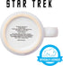 Silver Buffalo Star Trek NCC-1701 Property of The USS Enterprise Ceramic Camper Mug, 20 Ounces...