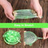 Silicone Stretch Lids, 12 Pcs Silicone Lids, 6 Sizes BPA-free Silicone Bowl Covers Reusable for Cups, Bowls and Dish, Flexible, Round and Rectangl...